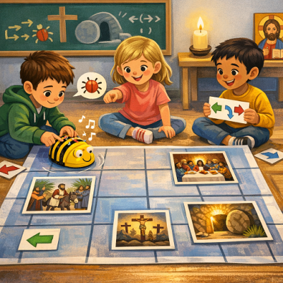 Το Bee-Bot ταξιδεύει στη Μεγάλη Εβδομάδα